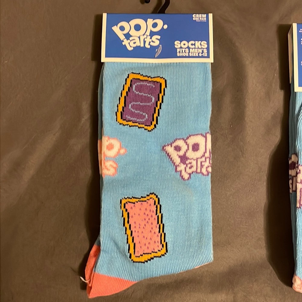MENS POP TARTS NOVELTY SOCKS